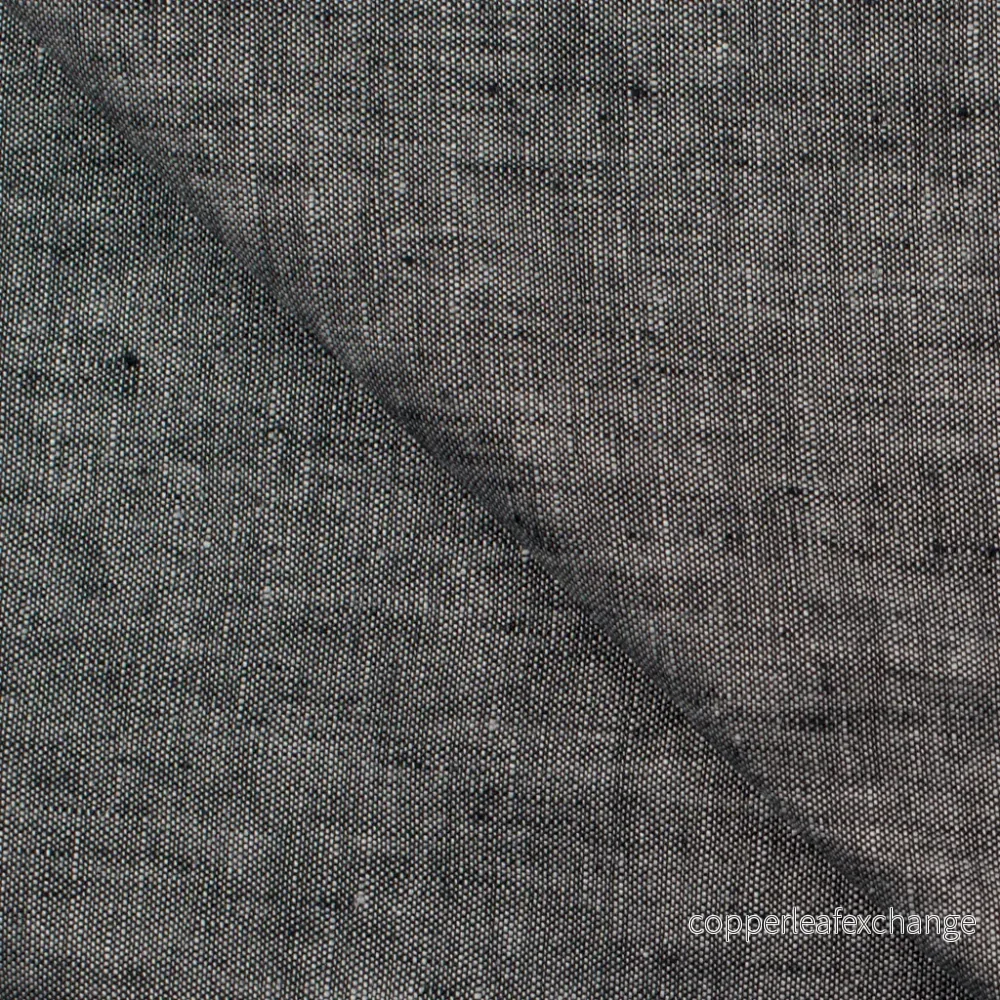 Yarn-dyed Linen – Dark Gray 068