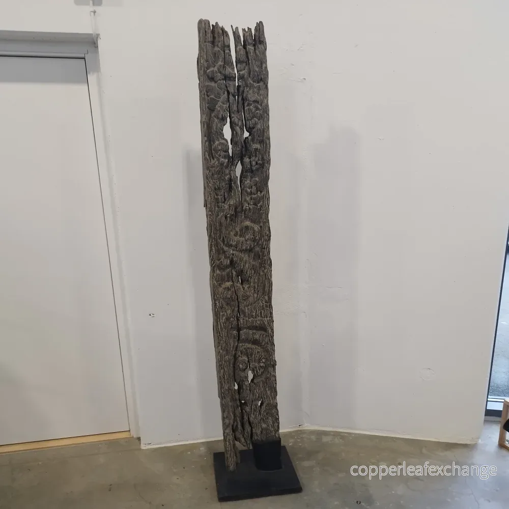 Skulptur Trä stor