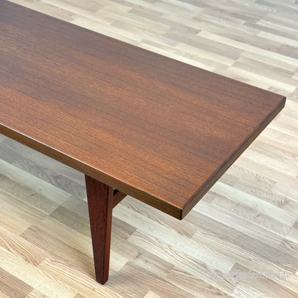 Soffbord i teak med valnötsbets, 1950-60-tal, Danmark - Bild 3