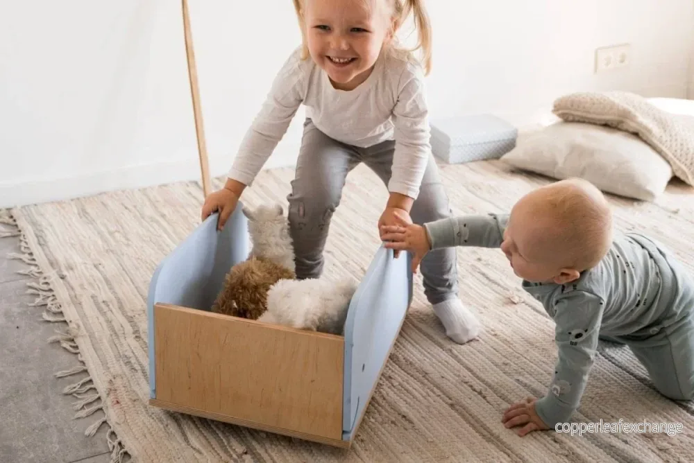 Förvaringslåda för barnleksaker på hjul - Val