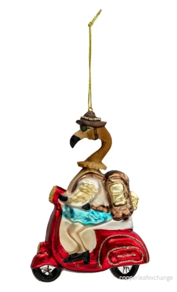 Julgransdekor SANTA'S SPEEDY FLAMINGO - Bild 2
