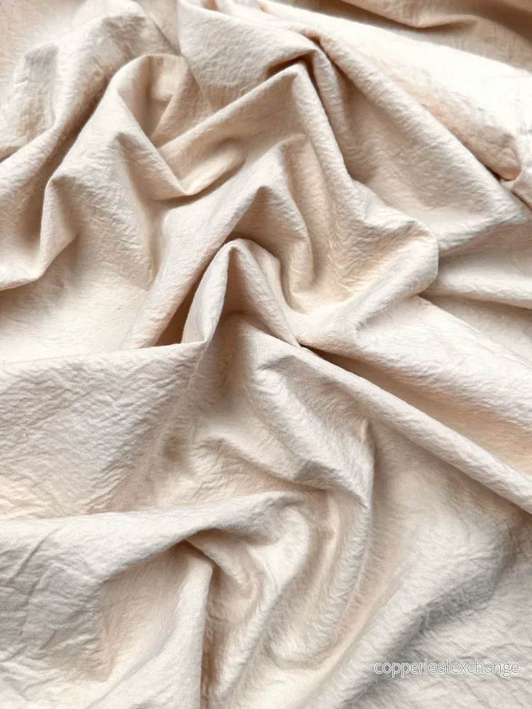 Raw fabric – Made to be washed – Untreated Cotton fabric – 250 cm wide – Off-white/Creme Raw fabric – Made to be washed – Untreated Cotton fabric – 250 cm wide – Off-white/Creme