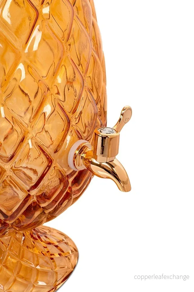 Behållare KARE DESIGN - PINEAPPLE, bärnstensfärgad - Bild 2