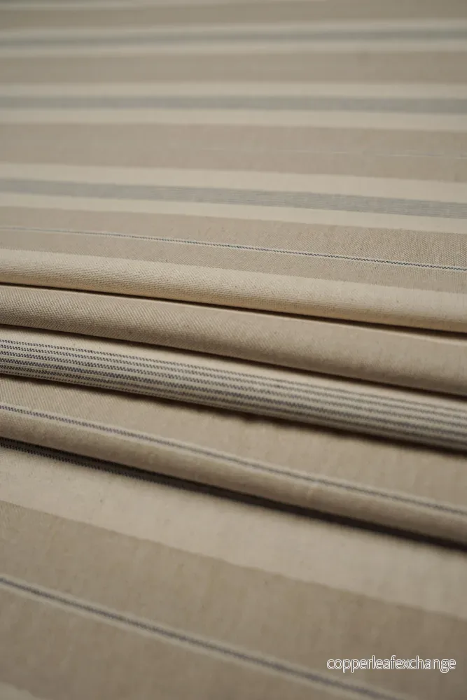 Patterned – Curtain – Interior – 280 cm wide – Navy blue, creme, natural – Sambuco – 2