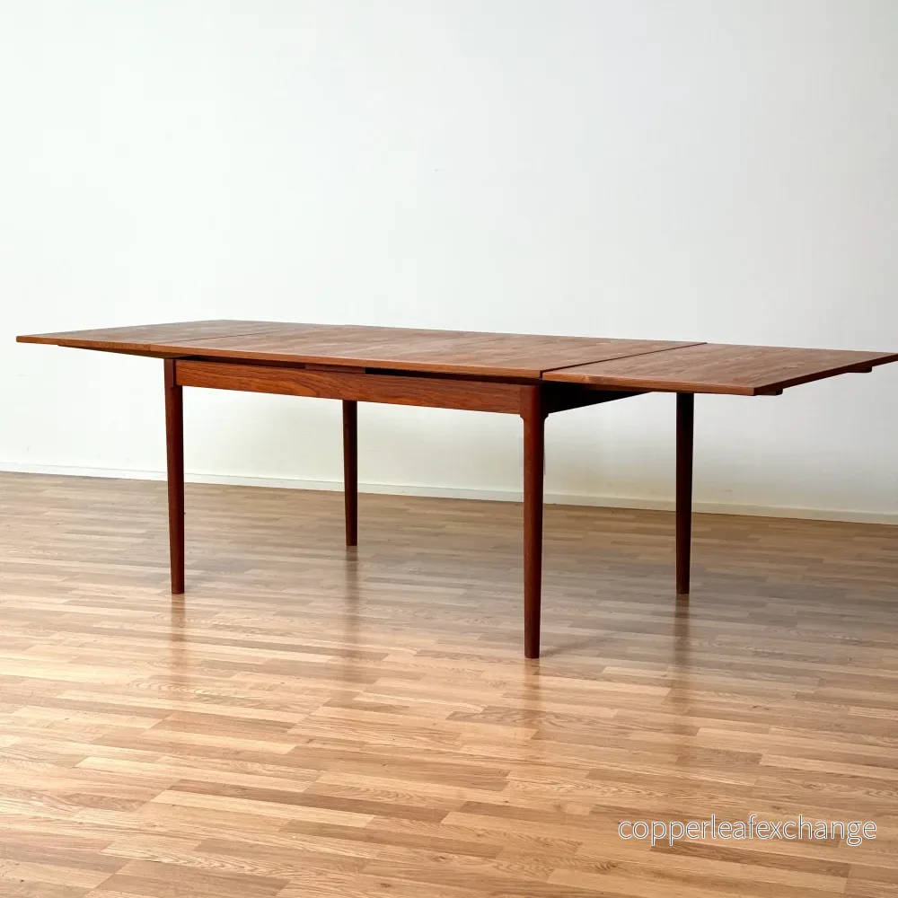 Matbord i teak av Slagelse Møbelværk A/S, 1950-60-tal, Danmark - Bild 2