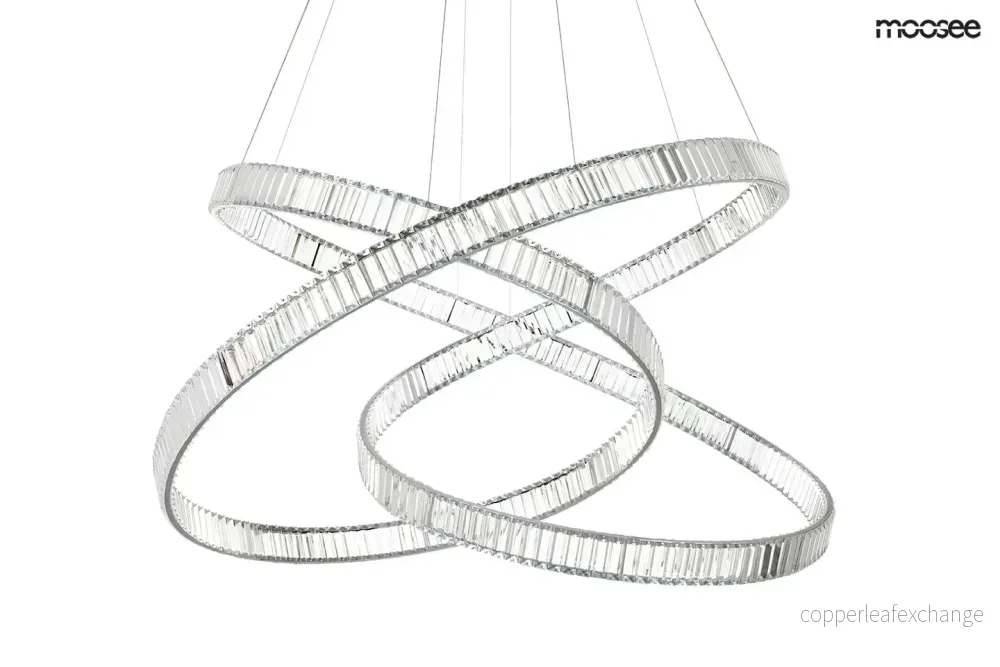 Taklampa MOOSEE - WAVE 130, krom