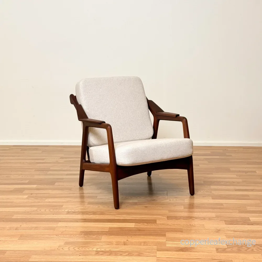 Fåtölj i massiv teak av H. Brockmann-Petersen, Danmark 1950-60-tal - Bild 2