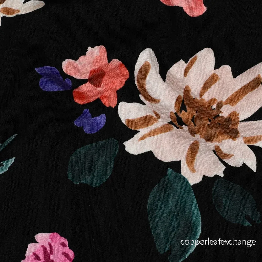 Nerida Hansen - French Terry - Colette - Cotton - Black - Bild 2