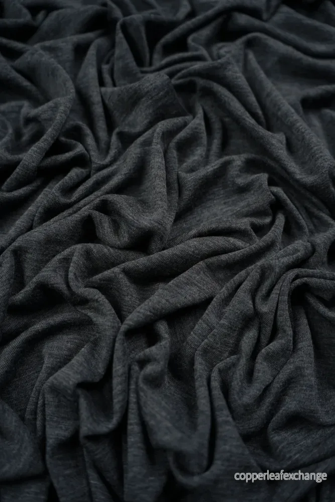 Deadstock – Merino wool – Jersey – Anthracite – DT21 Deadstock – Merino wool – Jersey – Anthracite – DT21