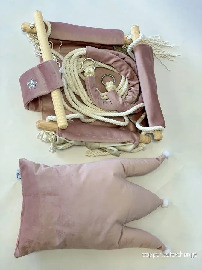 Bebisgunga med kronrygg – Dusty Pink - Bild 2
