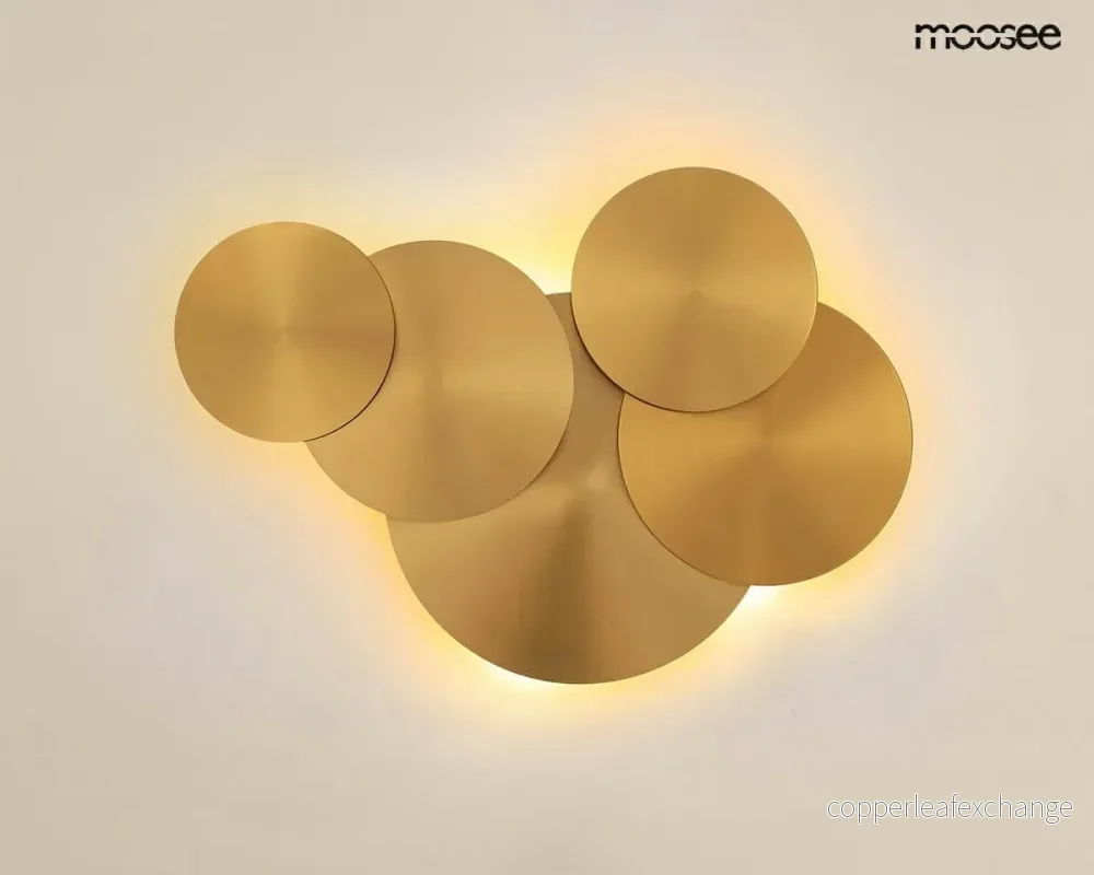 Vägglampa MOOSEE - SCUDO, guld - Bild 2