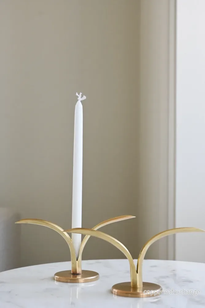 Ljusstake Mässing - Bild 3