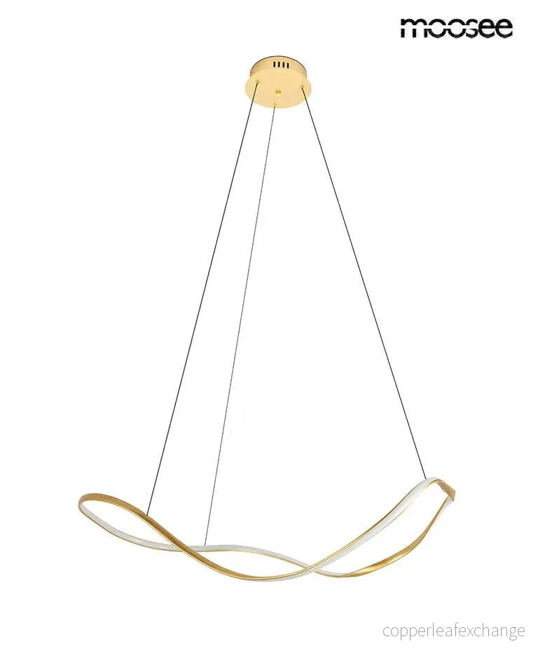 Taklampa MOOSEE - WAVES 80 guld - Bild 3