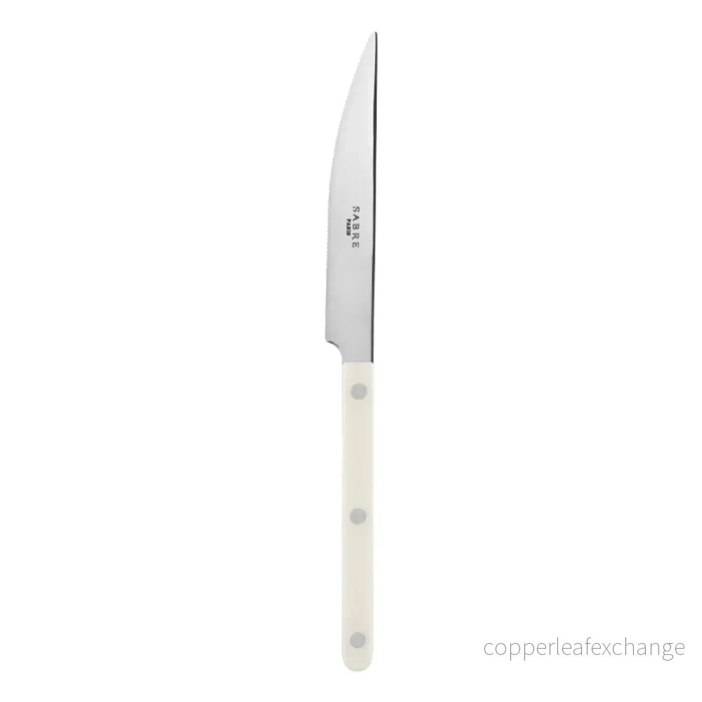 Sabre Paris Middagskniv shiny Bistrot Solid, Ivory