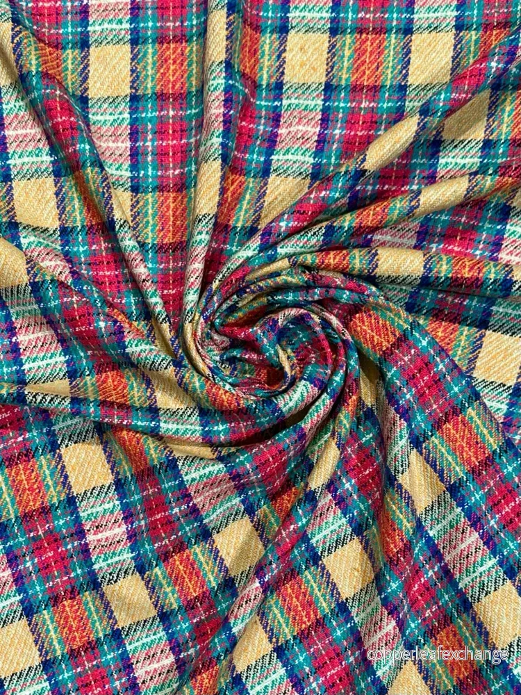 Raw silk – Plaid – Tivoli – Multicolored – VS11