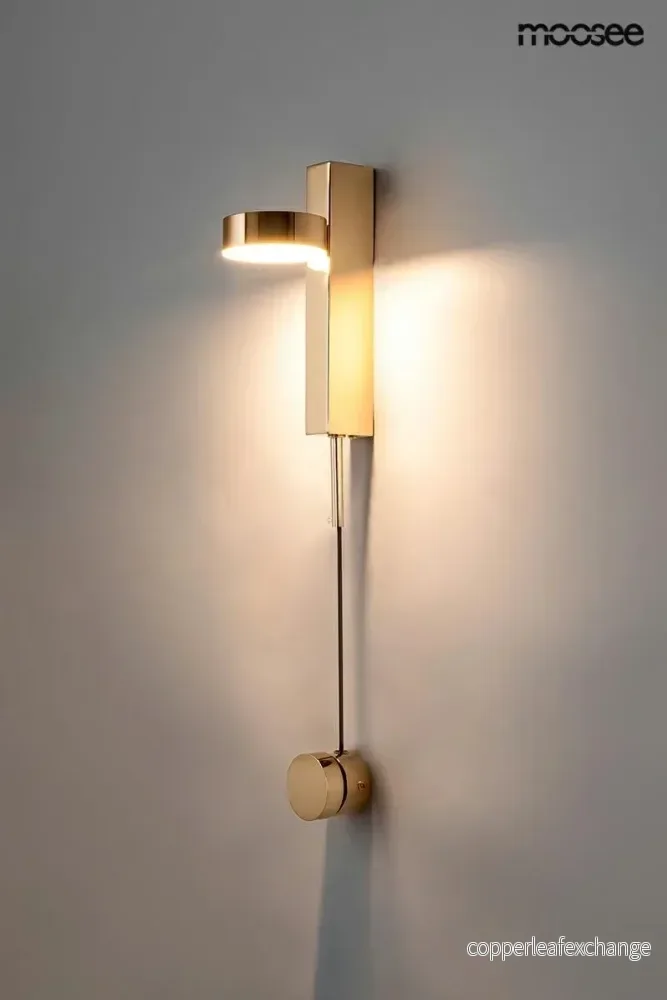 Vägglampa MOOSEE - CLARID GOLD, guld - Bild 3