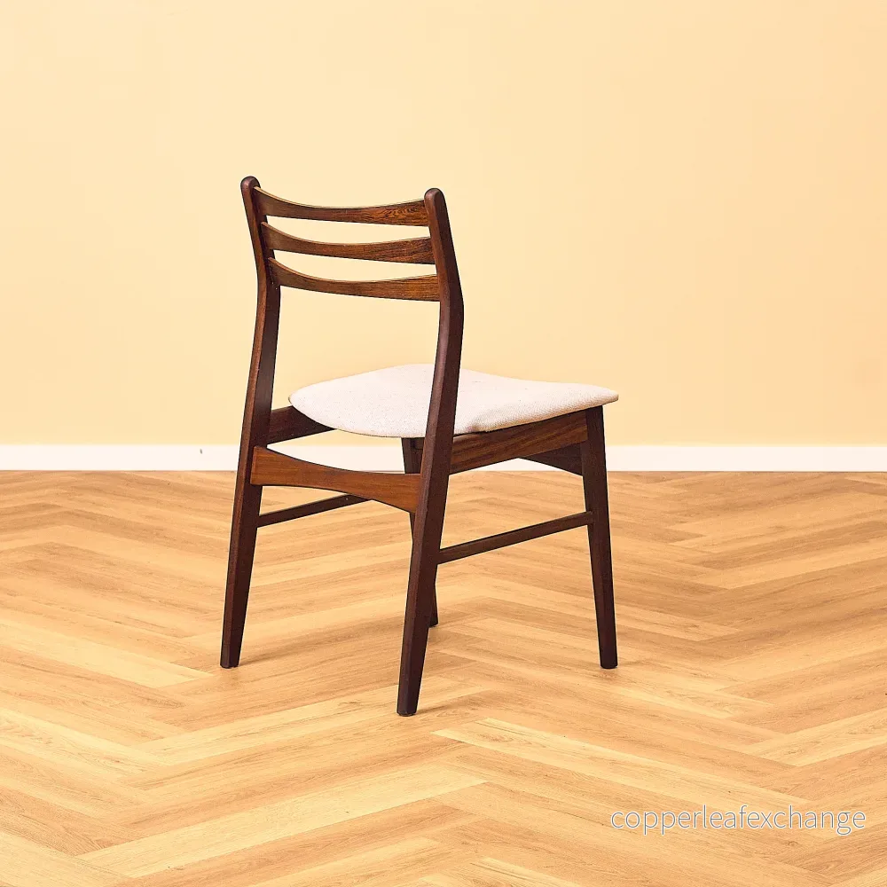 Danish dining chairs in Santos rosewood and walnut by SAX - Bild 3