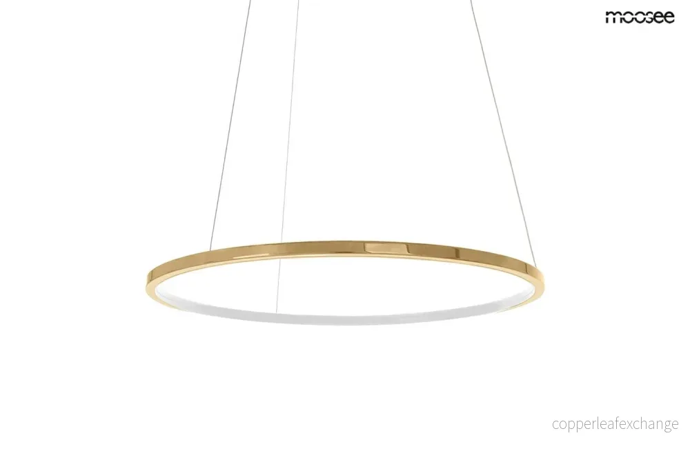 Taklampa MOOSEE - RING SLIM 40, guld