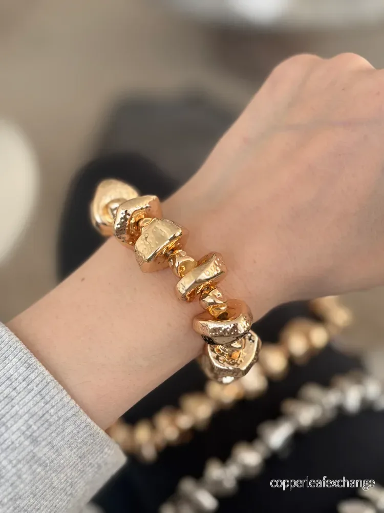 Luna Bead bracelet gold