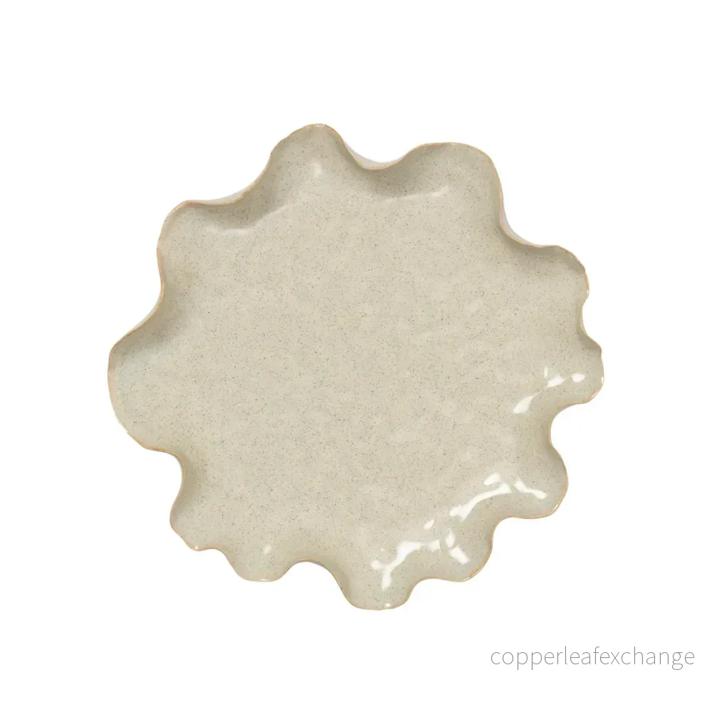 Cori Deco Plate White Cream Ø24 - Bild 2