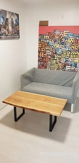 Ekbord i massiv ek - Bild 2