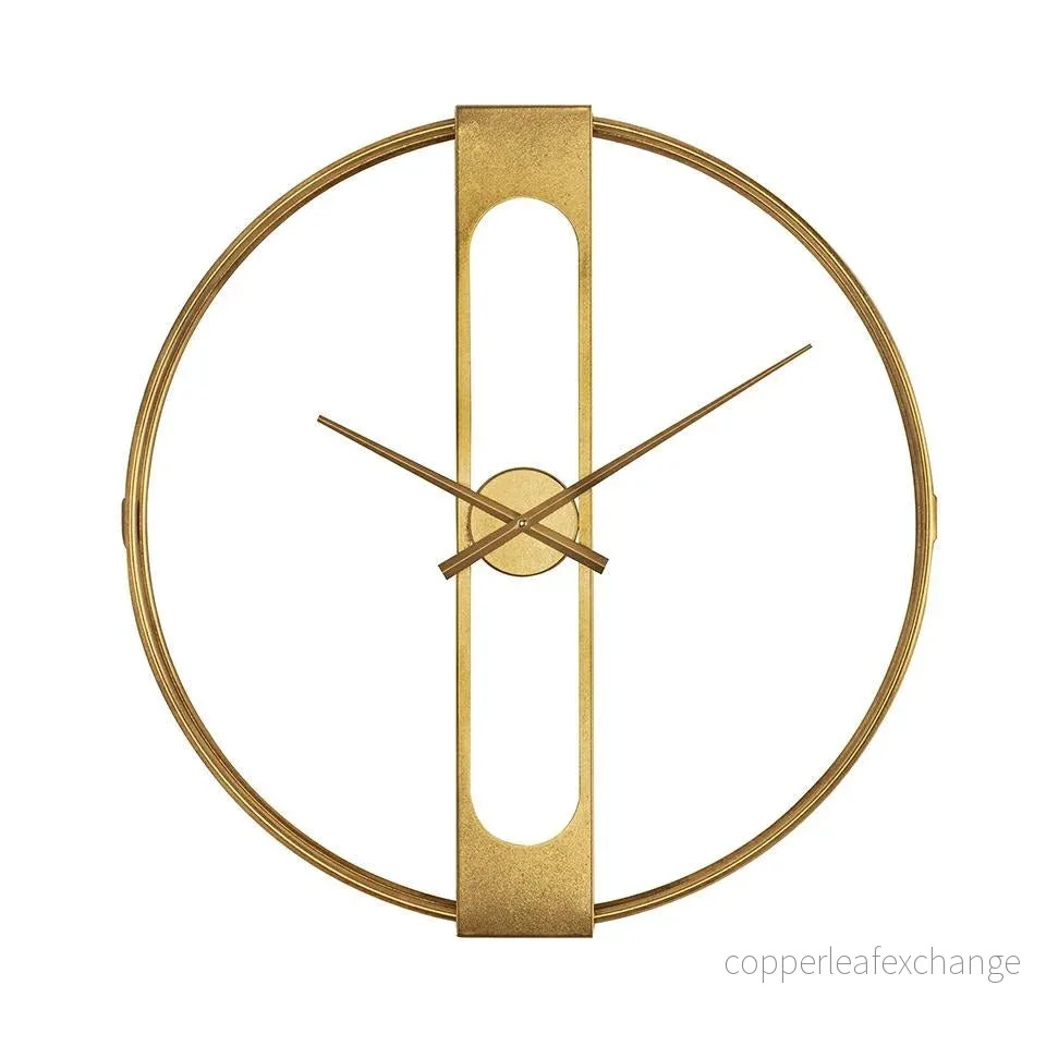 Väggklocka KARE DESIGN - CLIP GOLD, 60 cm
