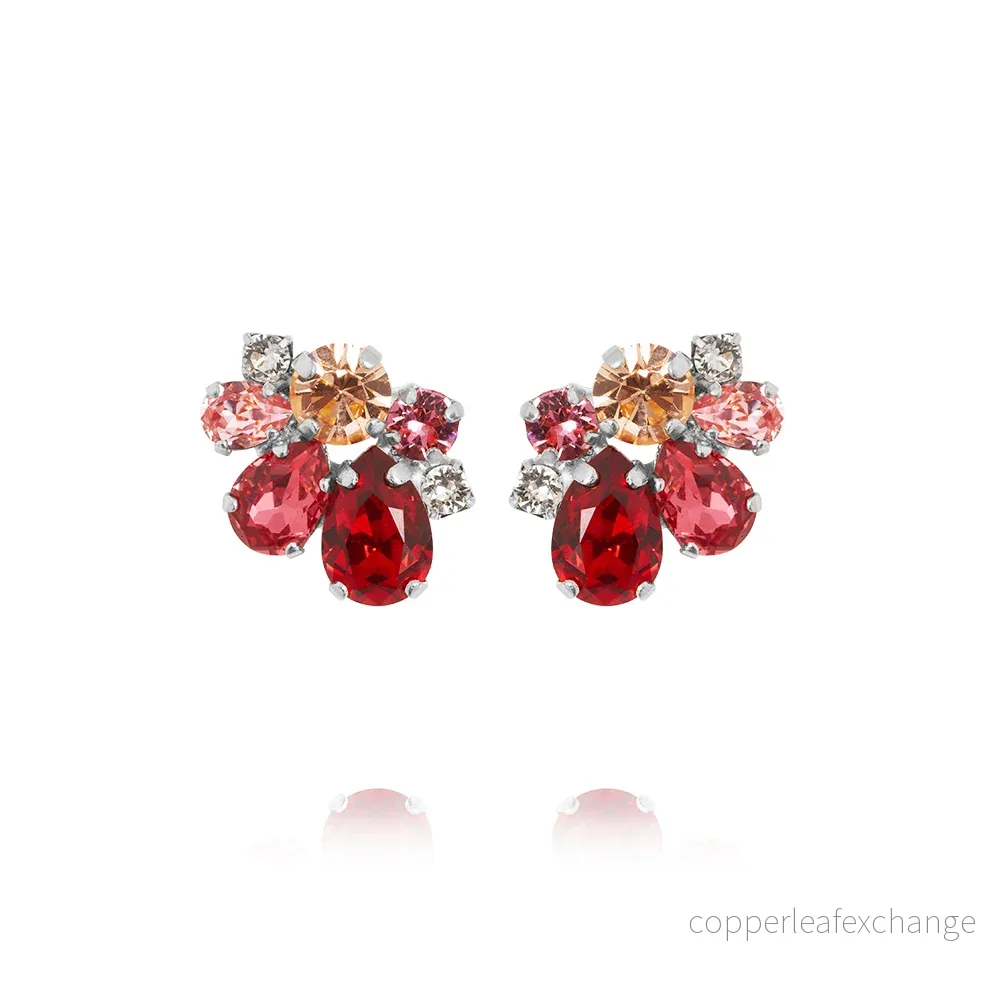 KATIE EARRINGS / SCARLET COMBO - Bild 2