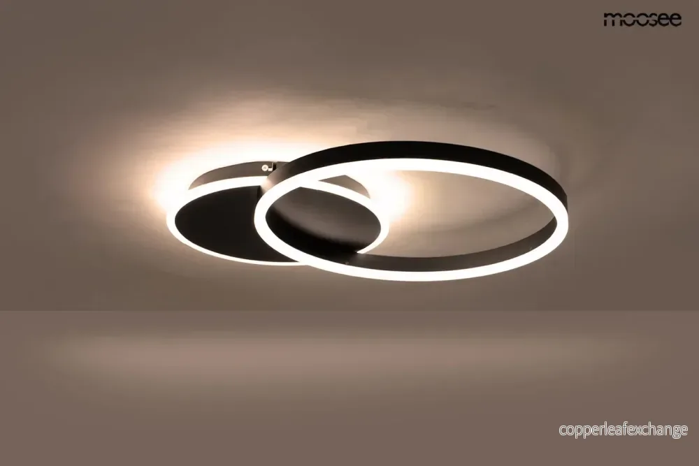 Taklampa Plafond RINGS 2 SVART - Bild 3
