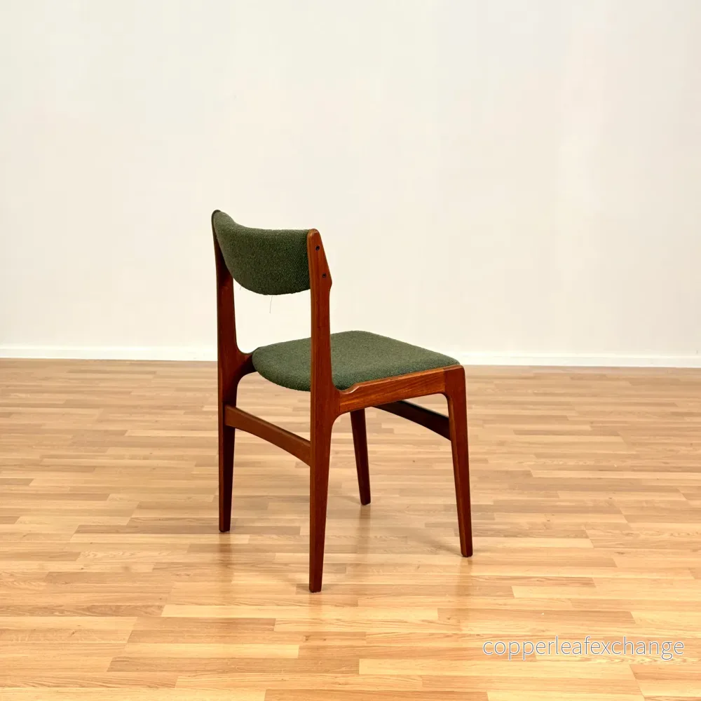 Set om 4 matstolar i teak, av Erik Buch för Nova Stolefabrik, 1950-60-tal, Danmark - Bild 3
