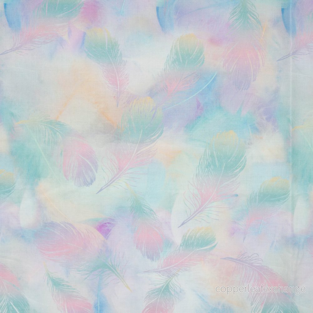 Cotton Voile – Patterned – Feathers – Multicolored – 03.001 Cotton Voile – Patterned – Feathers – Multicolored – 03.001