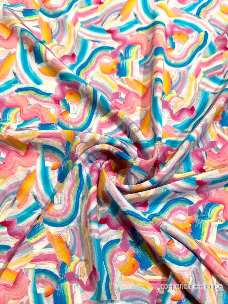 Liberty – Silk – Kensington Crêpe de chine – Grafitti Summer Liberty – Silk – Kensington Crêpe de chine – Grafitti Summer