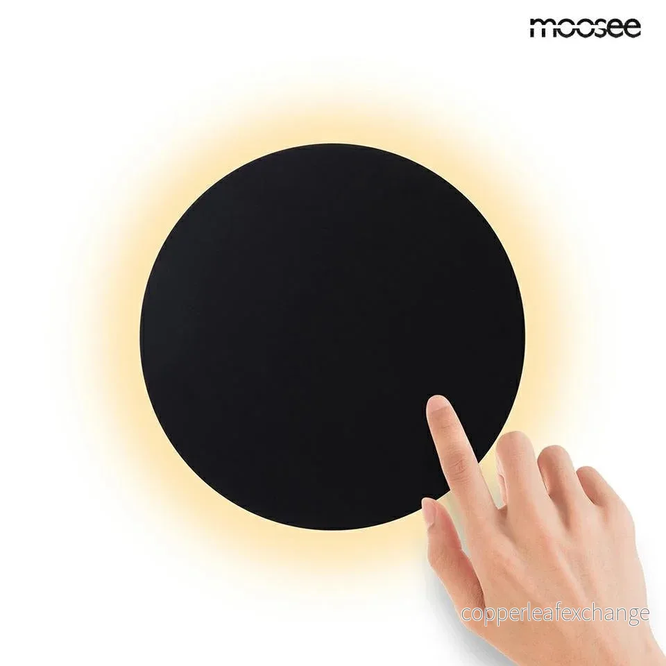 Vägglampa MOOSEE – SHADOW SUN 25, svart