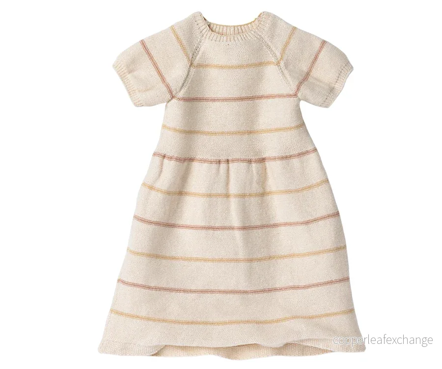 Maileg – Klänning randig vit och rosa till kanin, bunny size 4 Maileg – Klänning randig vit och rosa till kanin, bunny size 4