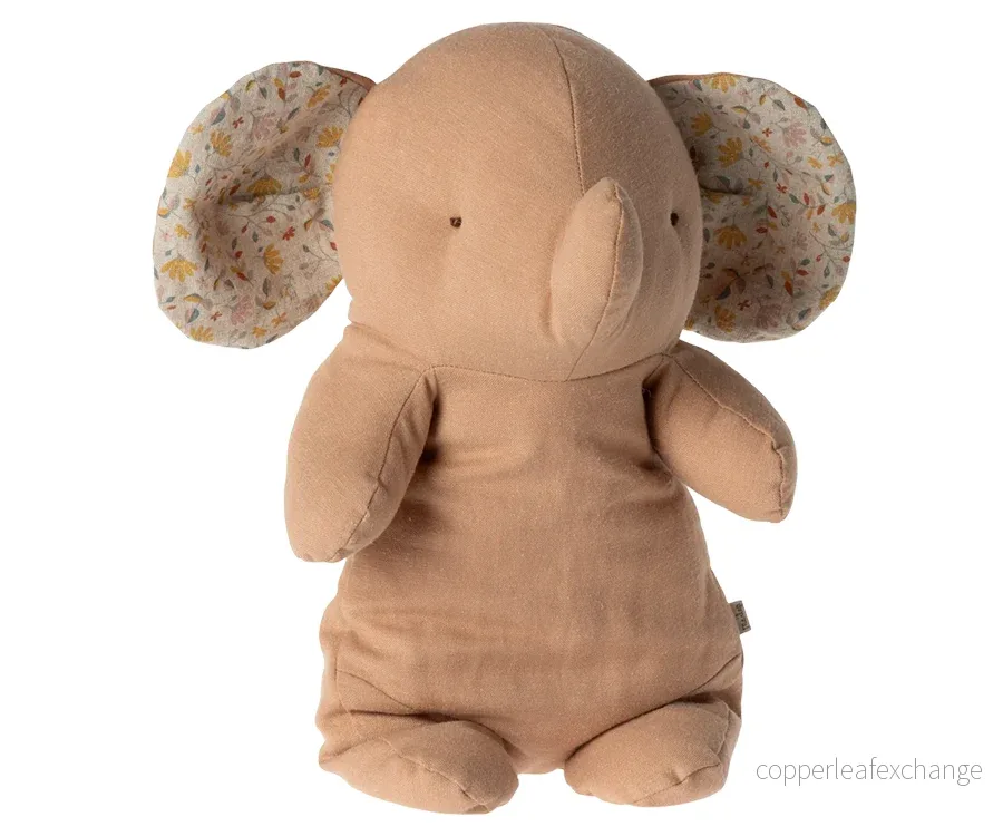 Maileg – Elefant gosedjur rosa i linne, Safari Friends, medium rose Maileg – Elefant gosedjur rosa i linne, Safari Friends, medium rose