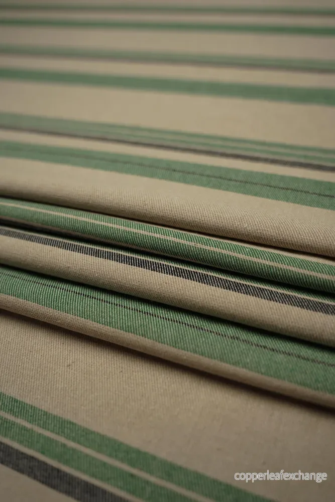 Patterned – Curtain – Interior – 280 cm wide – Green, navy blue, natural – Positano – 4