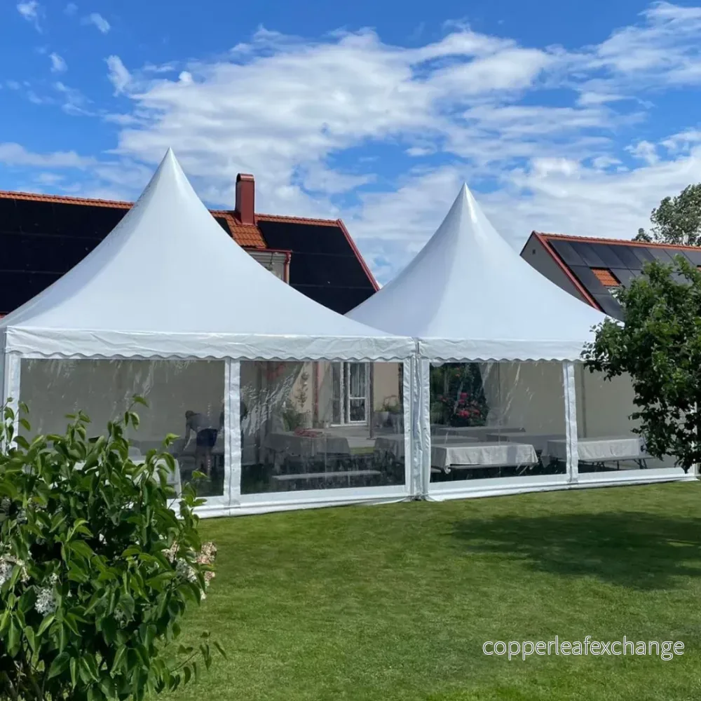 Topptält 4x8m (Ca 40 personer)