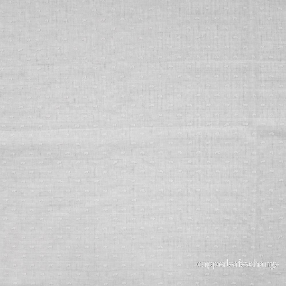 Cotton – Dots in woven structure – Offwhite – 02.510 Cotton – Dots in woven structure – Offwhite – 02.510