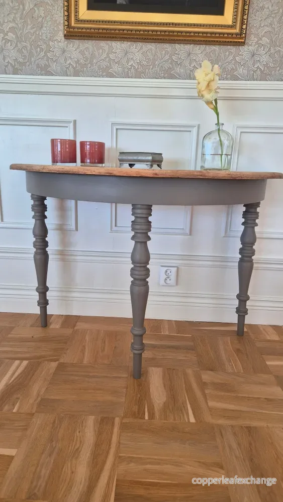 Halvmånebord - Vintage brown - Bild 2