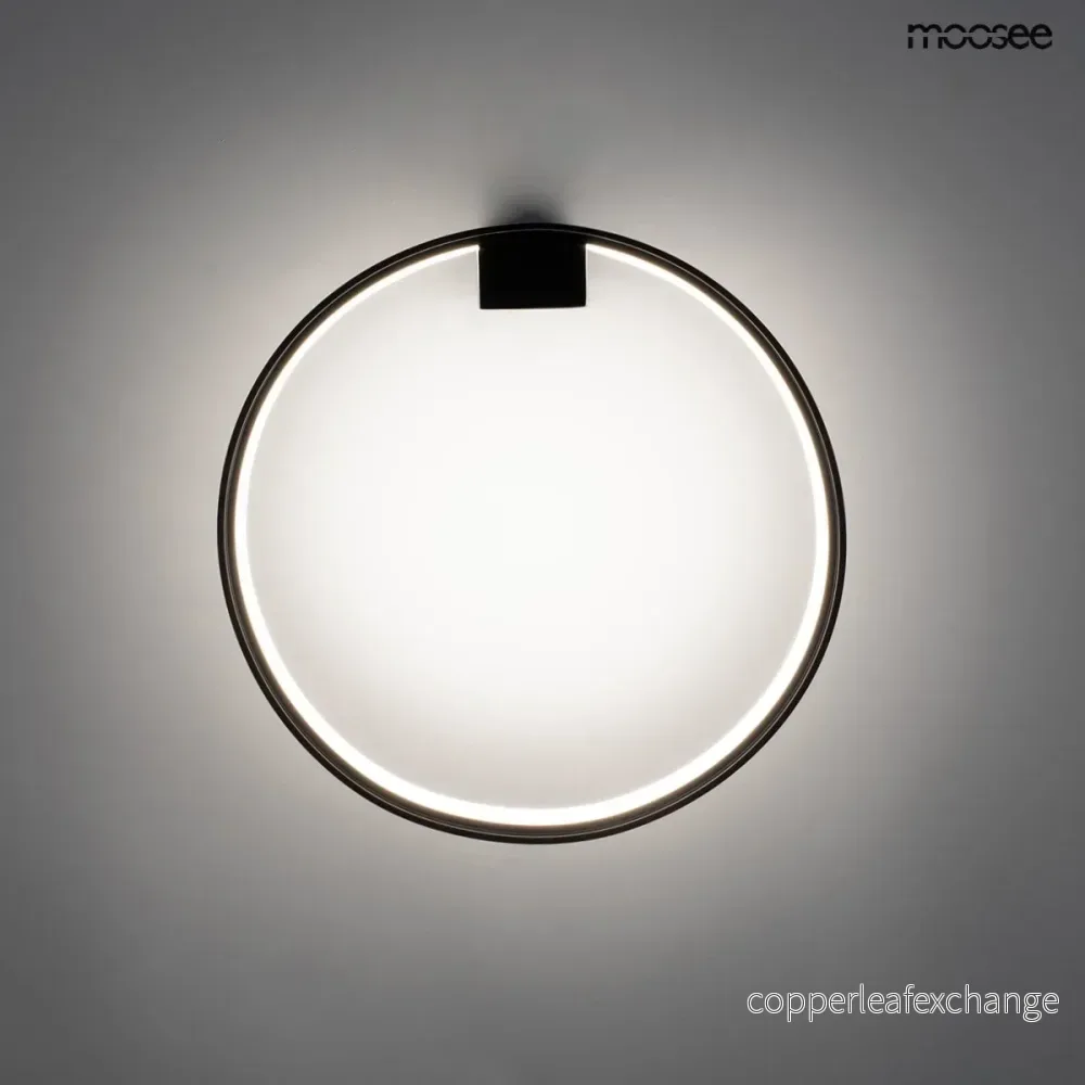 Vägglampa MOOSEE - CIRCLE WALL, svart - Bild 3