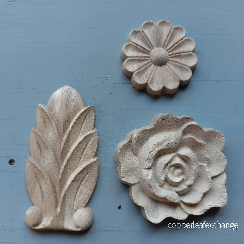 Ros, Trädekoration, 7cm - Bild 2