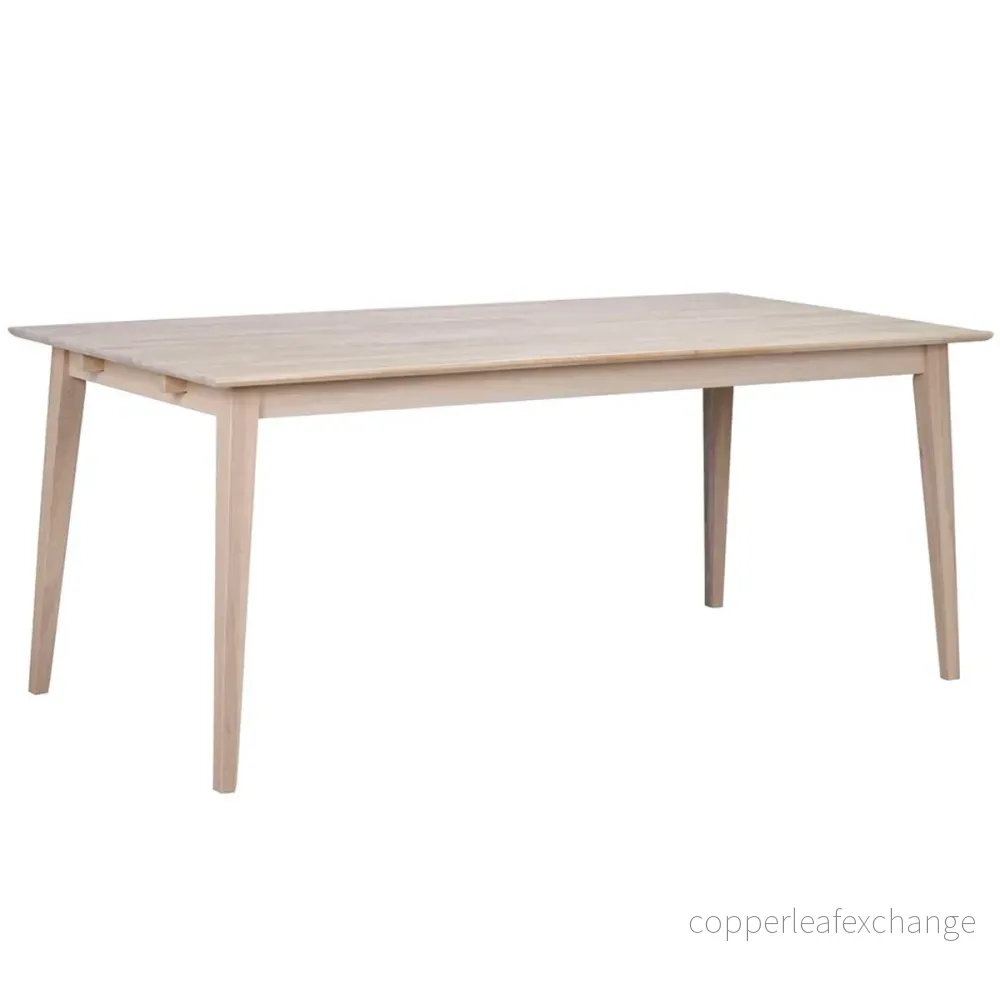 Matbord Filippa, vitpigmenterad ek - Bild 3