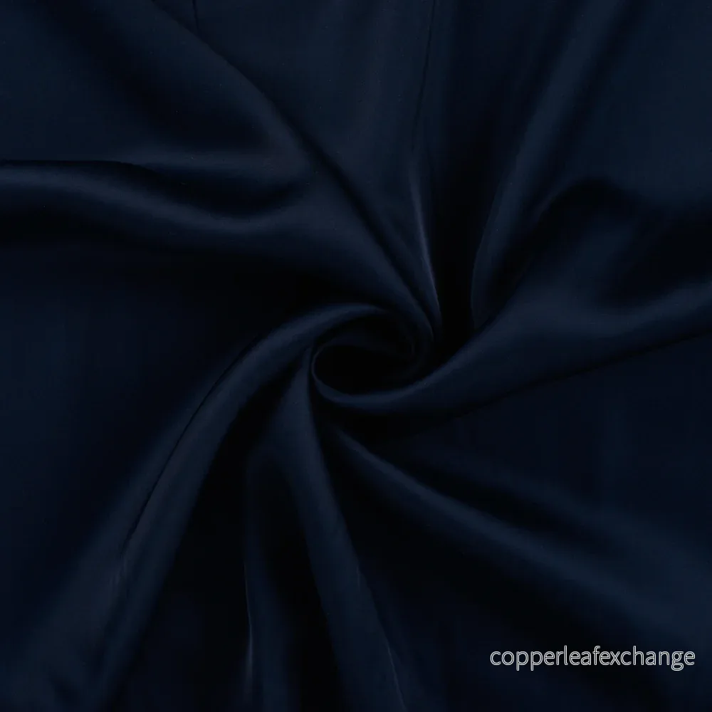 Viscose satin – Satin – Viscose – 150g – Navy