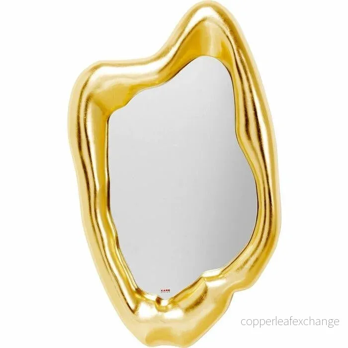Väggspegel KARE DESIGN – HOLOGRAM, 117×68 cm, guld Väggspegel KARE DESIGN – HOLOGRAM, 117×68 cm, guld