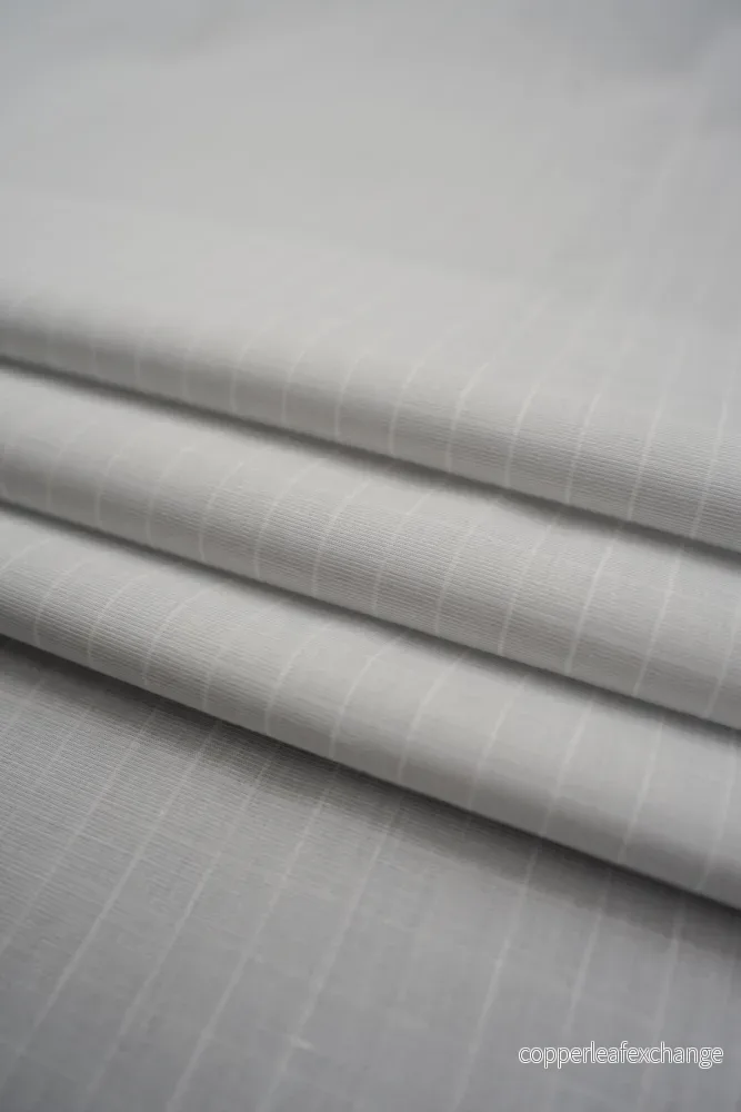 Deadstock – Shirt Fabric – Cotton – Check – Gray – DS177