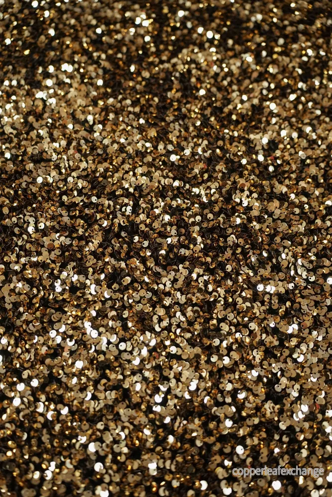 Sequins - Stretch - Velor - Gold - 2461 - Bild 3