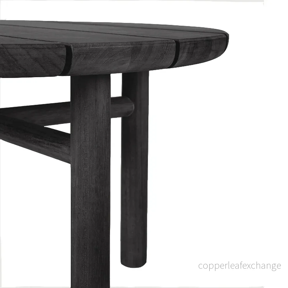 Utemöbel Soffbord Quatro, Svart teak - Bild 3