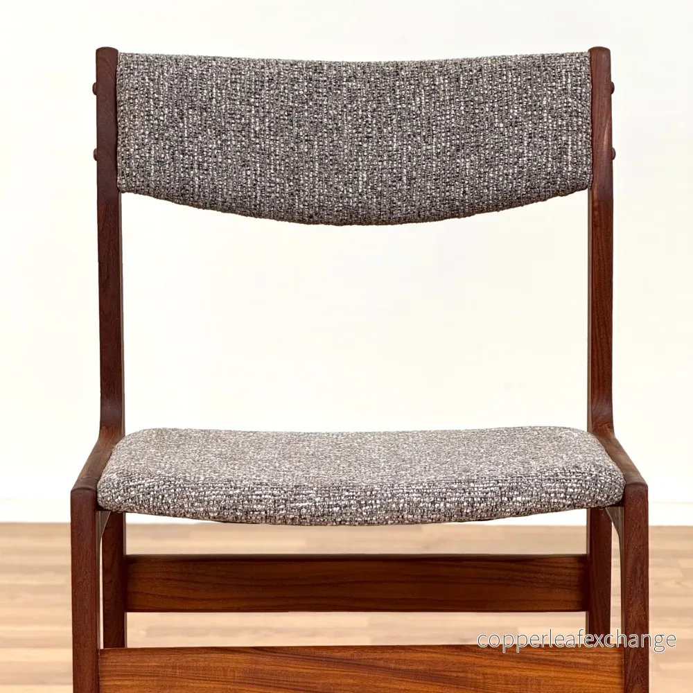 Såld uppsättning med 8 matstolar i teak, 1950-60-tal, Danmark - Bild 2