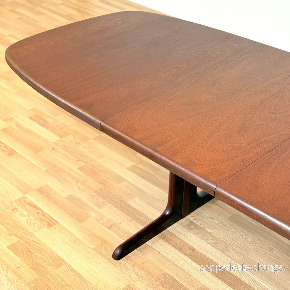 Dansk oval matbord i mahogny från Skovby Møbelfabrik - Bild 3