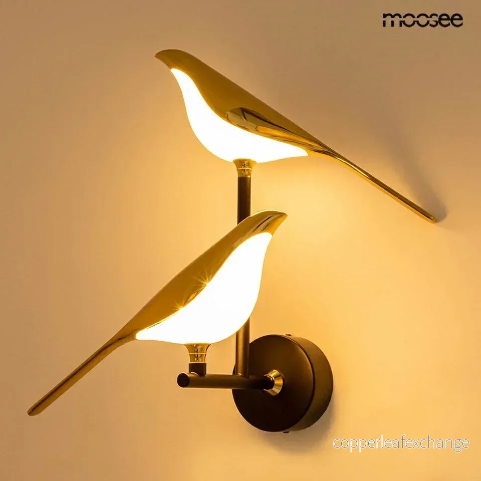 Vägglampa MOOSEE - BIRD TWIN, guld - Bild 2