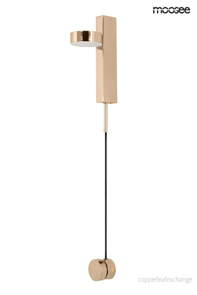 Vägglampa MOOSEE - CLARID GOLD, guld